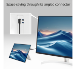 ACT USB-C Cable standard right-angle USB-C up/down 10 Gbps 1m