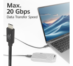 ACT USB4-Kabel 20Gbps 240W USB Typ-C, USB-IF zertifiziert, 2 Meter