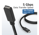 Kabel ACT USB 3.0 to USB-C verlengkabel 2m