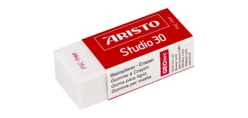 Aristo Studio 30 Radiergummi weiß