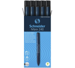 Marqueur permanent Schneider Maxx 240 ogive 1-2mm noir