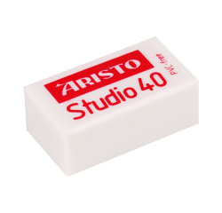 Gomme Aristo Studio 40 blanc
