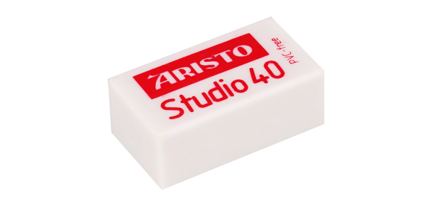 Gomme Aristo Studio 40 blanc