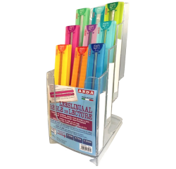 Leesliniaal Arda Easy Reading 0.7mm assorti display à 36 stuks