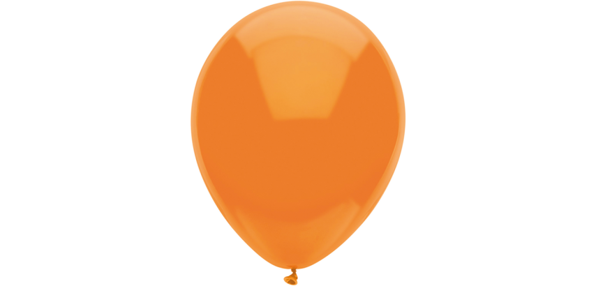 Orange solid balloon Ø30cm
