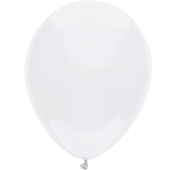 White uni balloons Ø30cm
