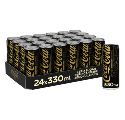Frisdrank Coca Cola zero sugar zero caffeine blik 330 ml