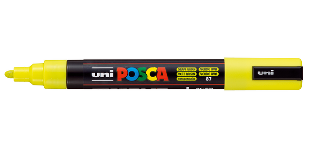Marqueur peinture Uni POSCA PC5M Medium vert raisin