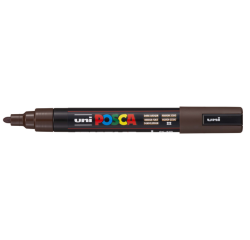 Paintmarker Uni POSCA PC5M medium donkerbruin