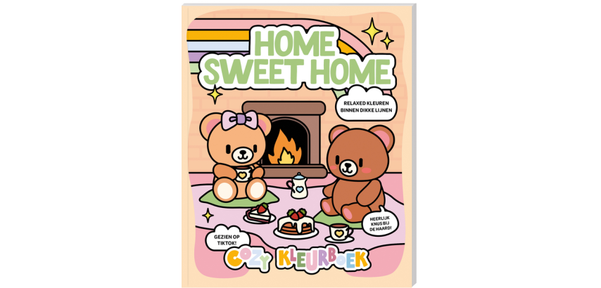 Livre de coloriage Cozy Home sweet home