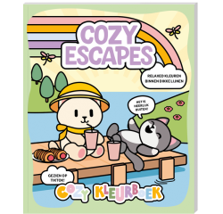 Livre de coloriage Cozy Escapes