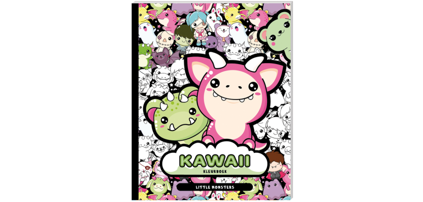 Malbuch Kawaii Little Monsters