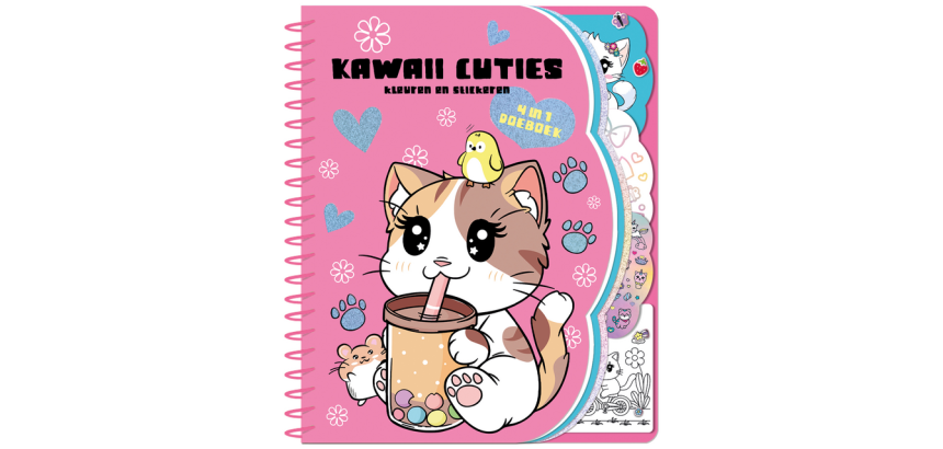 Kawaii Cuties 4-in-1 Activity Book