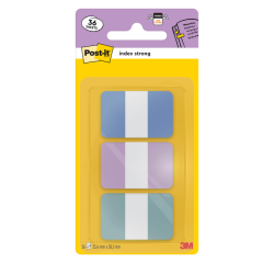 Post-it Tabs 686-3COAST 25.4x38.1mm Strong 36 tabs