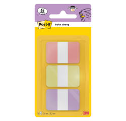 Indextabs Post-it  686-3SUN 25,4x38,1mm Strong, 36 tabs