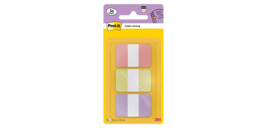 Post-it tab 686-3SUN 25.4x38.1mm Strong 36 tabs