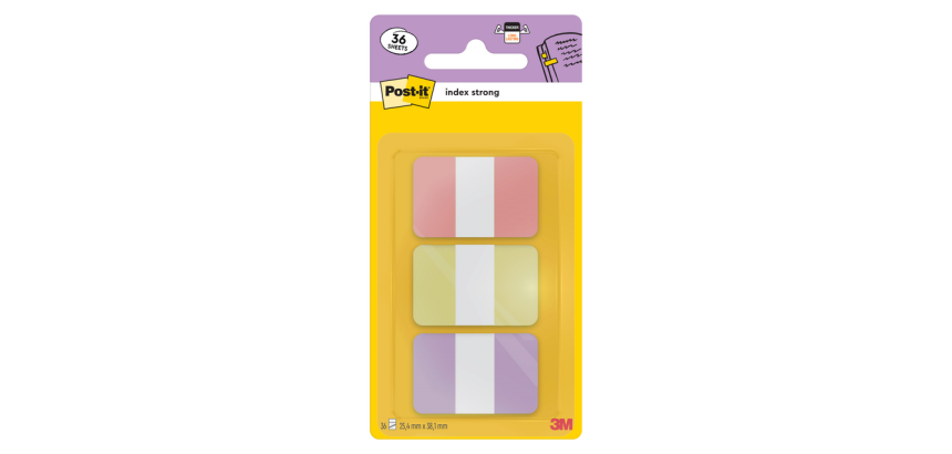 Post-it tab 686-3SUN 25.4x38.1mm Strong 36 tabs