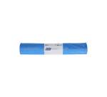 Hynex trash bag 70x110cm recycled HDPE T25 120L blue roll of 50 pieces
