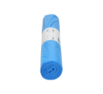 Hynex trash bag 70x110cm recycled HDPE T25 120L blue roll of 50 pieces