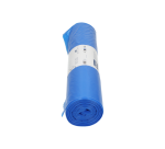 Hynex garbage bag 70x110cm recycled LDPE T40 120L blue roll of 20 pieces
