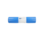Afvalzak Hynex 65/25x135cm LDPE recycled T80 240L blauw rol à 10 stuks