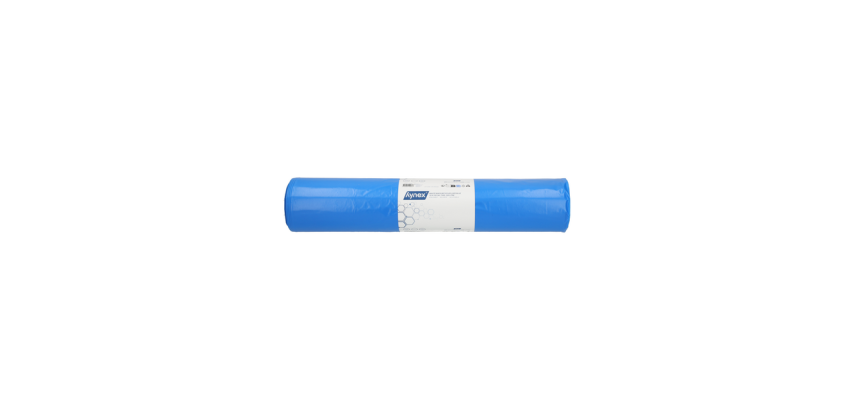 Hynex Müllsack 70x110cm recyceltes LDPE T100 120L blau Rolle 20 Stück