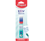 Maped Kidy Erasable Medium Ballpoint Pen Refill Blue Blister Pack of 3 Pieces