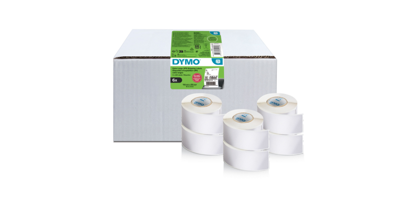 Etiket Dymo LabelWriter 5XL verzendlabel 104x159mm 6 rollen á 220 stuks wit