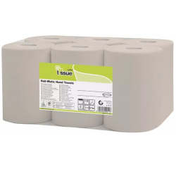 Handdoekrol E-Tissue Q14 Matic XL klein 2-laags 130m naturel 127315