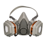 3M Mask with Replaceable Filters 6002KIT-1, A2P2, Organic Vapors