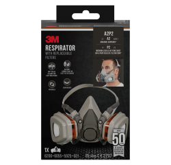 Mondmasker 3M met vervangbare filters 6002KIT-1, A2P2 organische dampen