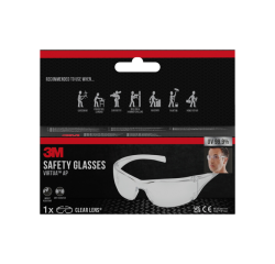 Lunettes de sécurité 3M Virtua Ap verre transparent