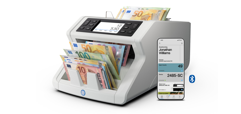 Safescan Banknote Counter 'Safescan 2485-SC', gray