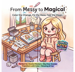 Cute Cozy Coloring Book From Messy to Magical
