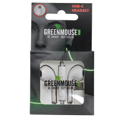 Ecouteurs Green Mouse USB-C blister
