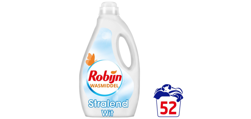 Robijn Flüssigwaschmittel 2,6L Strahlend Weiß 52 Wäschen