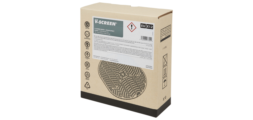 V-screen Ocean Spray urinal mat 12 pieces