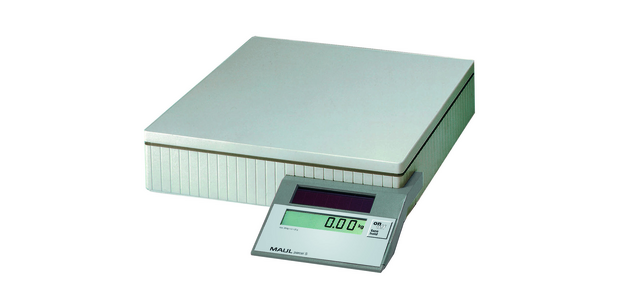 Solar parcel scale MAULparcel S weighing platform 30x30cm 50 kg