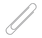 Nickel-Plated Round Alco 50mm Paperclips, 100 Pieces