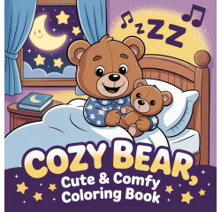 Livre de coloriage Cozy Bear 2