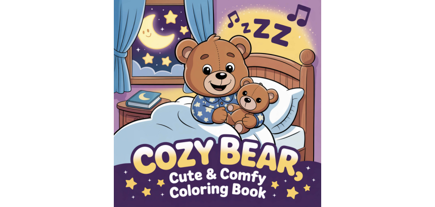 Kleurboek Cozy Bear 2