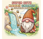 Kleurboek Super Cute Kawaii gnomes