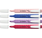 STABILO swing cool Wildflower assorted highlighter 4 pieces