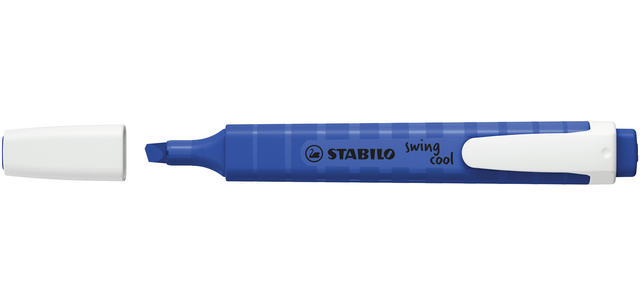 Surligneur STABILO swing cool Wildflower bleu chardon