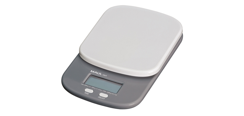 Pèse-lettres MAULstart jusqu'à 2000g gris pile incluse gris