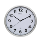 Horloge murale MAULstep RC Ø40x5cm Plastique argent/blanc