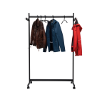 Vestiaire mobile MAULsamba 115x172x51cm 40kg 10 crochets noir RAL9004