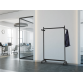 Garderoberek MAUL Samba mobiel 115X172X51cm 40kg, 10 haken zwart RAL9004