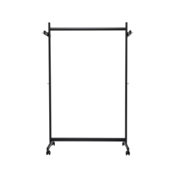 Garderoberek MAUL Samba mobiel 115X172X51cm 40kg, 10 haken zwart RAL9004