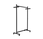 Vestiaire mobile MAULsamba 115x172x51cm 40kg 10 crochets noir RAL9004